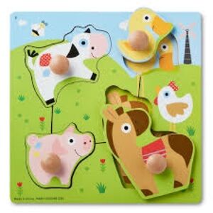 “4 for $20 Mix&Match” Spark Create Imagine Wooden Farm Animals Puzzle